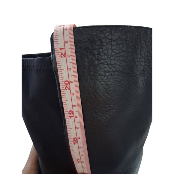 Vince Camuto Leather Women's 8½M Knee High Wedge Platform Stretch Kaelen Boots - Picture 6 of 13